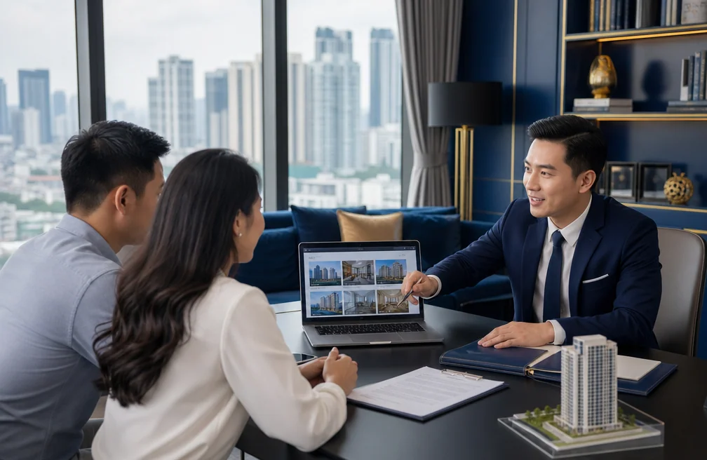 Khóa học môi giới bất động sản với chuyên gia tư vấn khách hàng