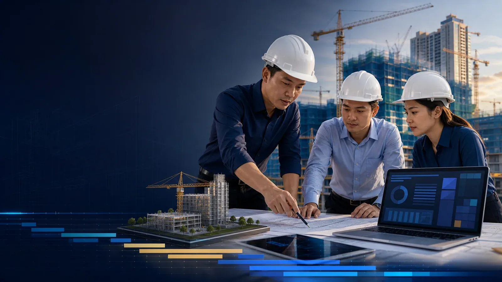 Khóa học quản lý dự án xây dựng với chuyên gia quản lý tiến độ, chi phí và chất lượng công trình