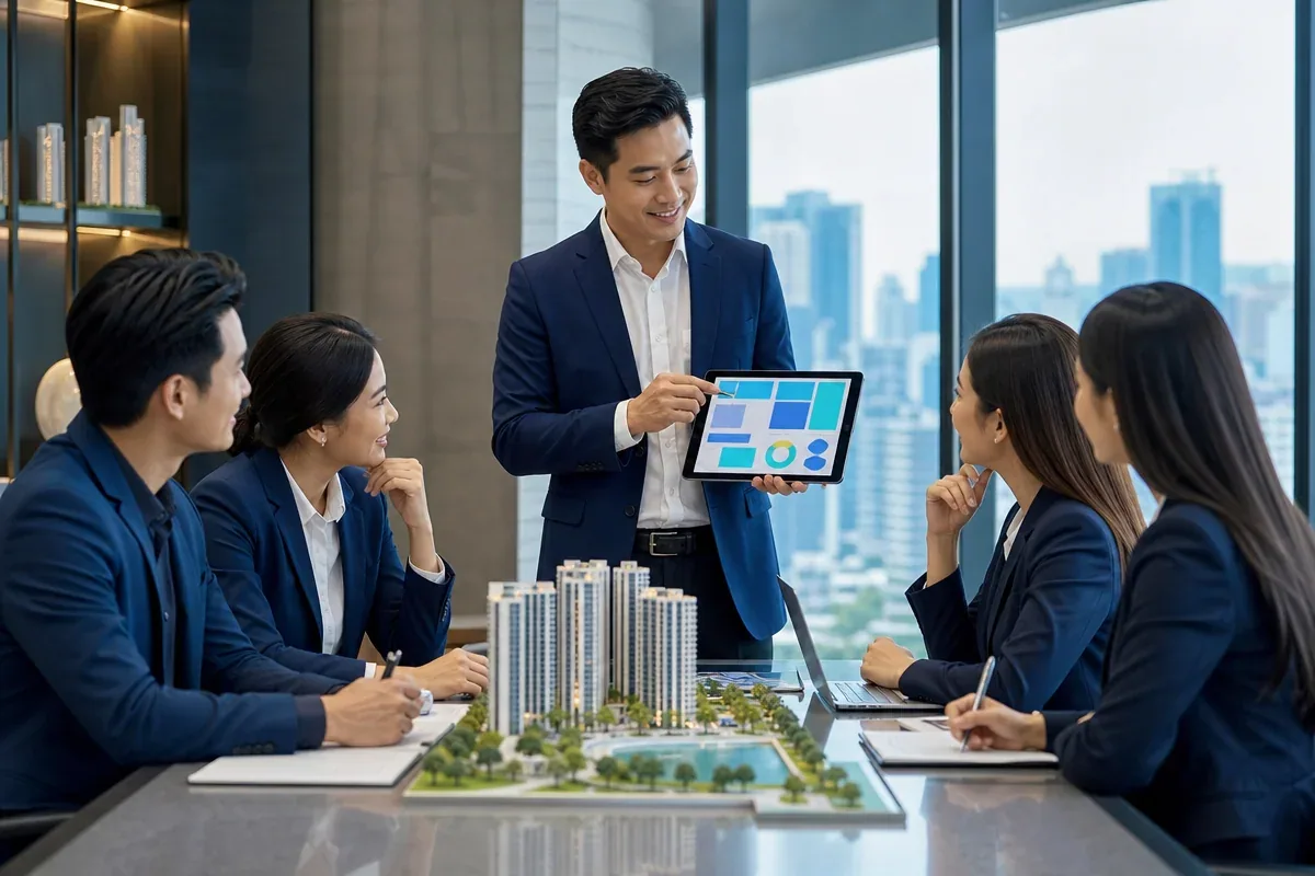 Quản lý đội ngũ môi giới bất động sản trong khóa học quản lý sàn giao dịch