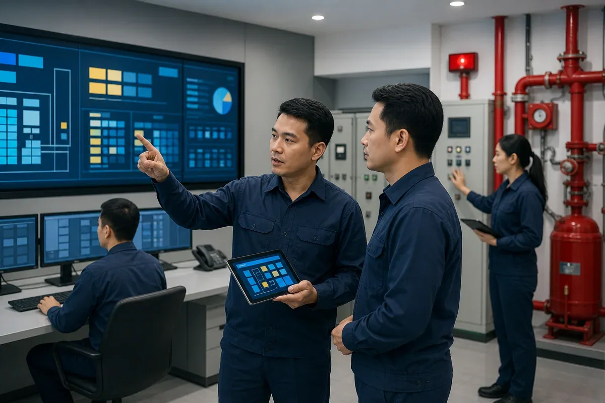 Kỹ thuật an ninh PCCC trong khóa học quản lý vận hành nhà chung cư