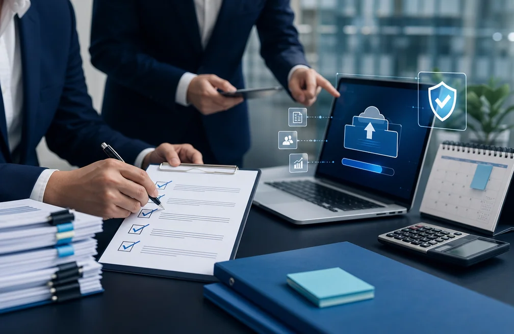 Nhà thầu chuẩn bị và nộp hồ sơ dự thầu qua mạng với checklist tài liệu