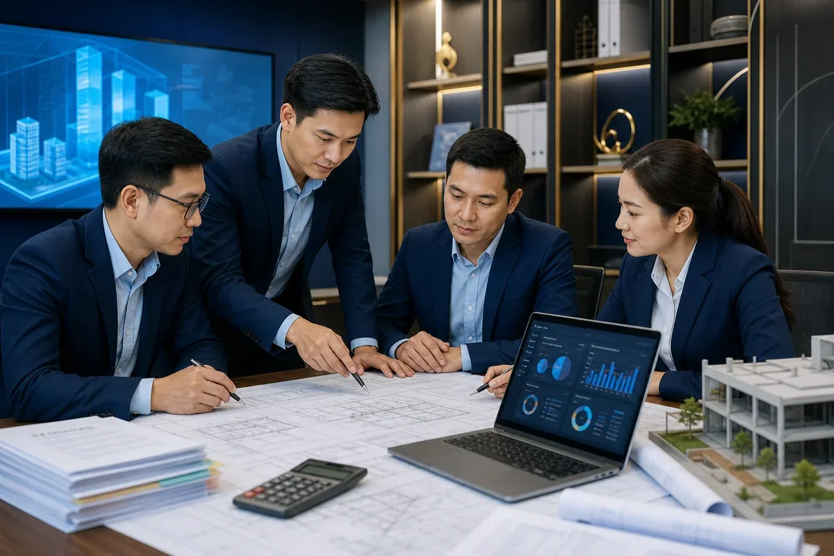 Chuyên gia tư vấn hồ sơ kỹ sư định giá xây dựng trao đổi cùng kỹ sư Việt Nam