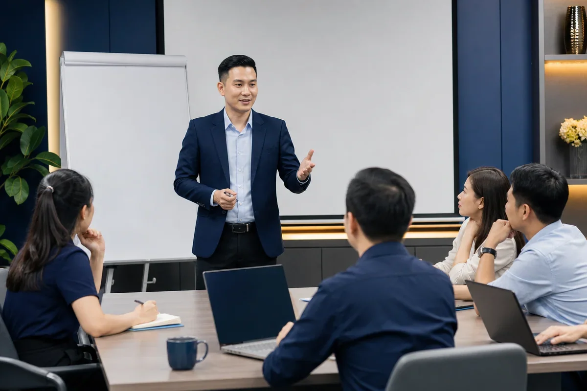 Chuyên gia đào tạo tại đơn vị cho doanh nghiệp Việt Nam