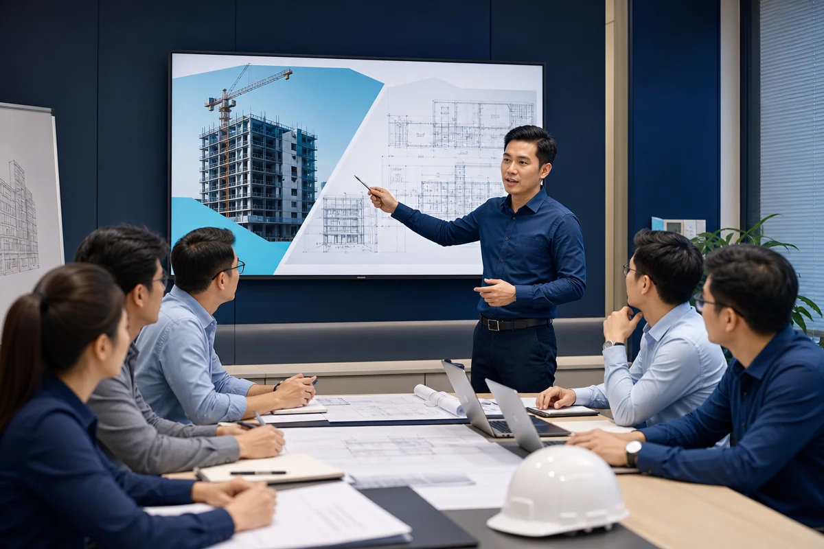 Đào tạo xây dựng tại đơn vị cho nhóm kỹ sư và cán bộ kỹ thuật
