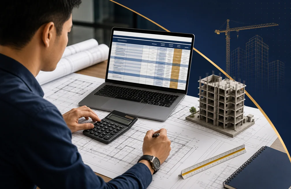 Khóa học lập dự toán xây dựng với bản vẽ, bảng chi phí và mô hình công trình